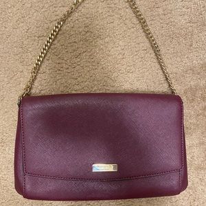 Kate Spade burgundy purse